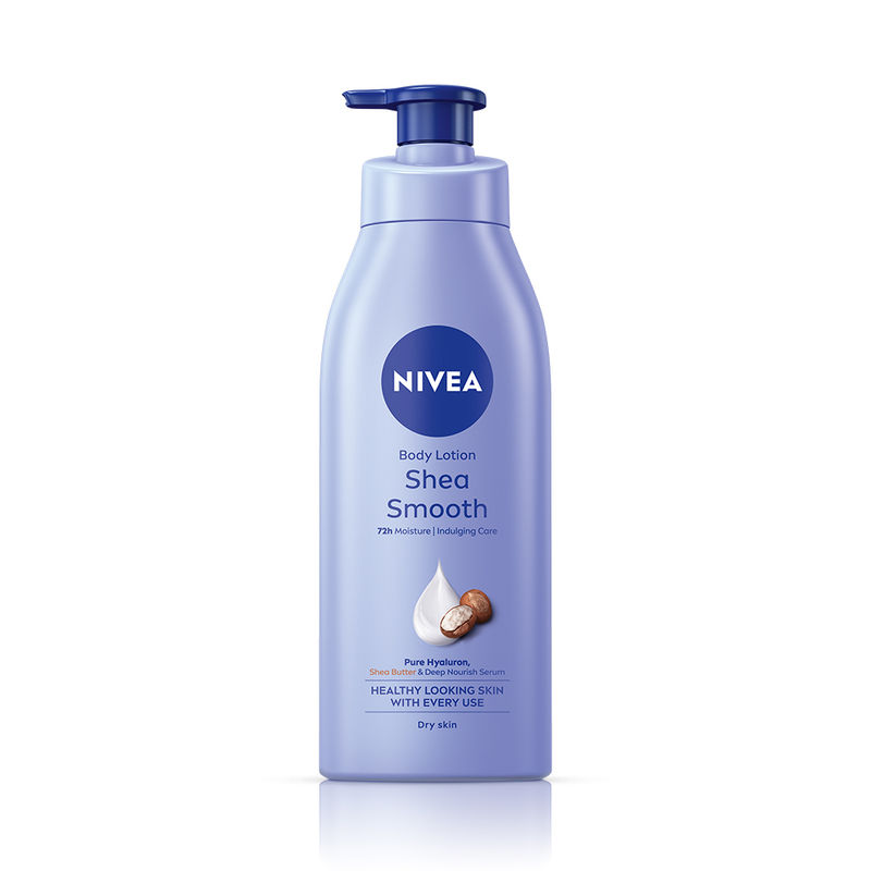 NIVEA Shea butter Body Milk Lotion - 5 In 1 COMPLETE CARE For 72Hr Moisturised Skin Dry Skin