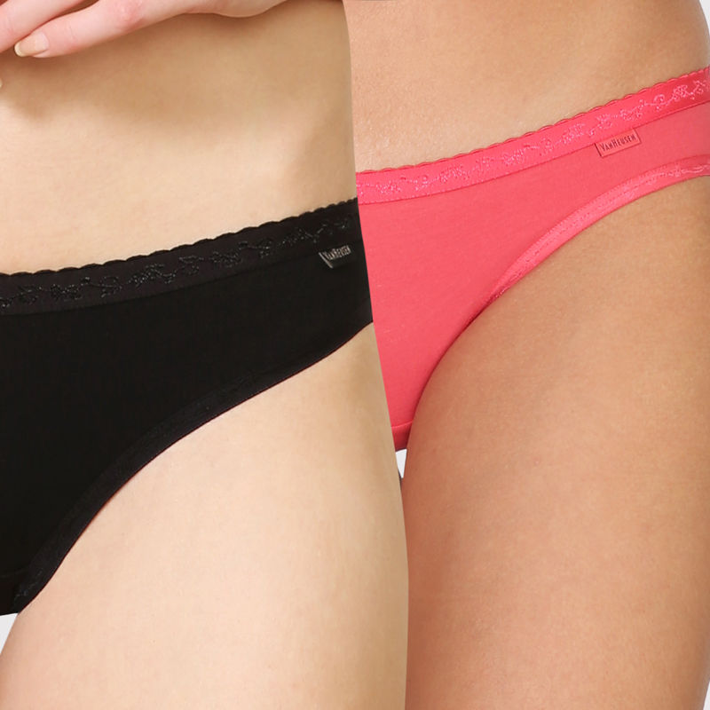 Van Heusen Women Pack of 2 Anti Bacterial & 4 Way Stretch Bikini Panty - Assorted (S)