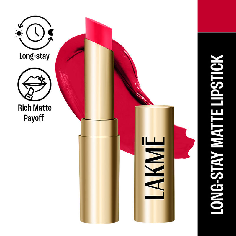 Lakme Absolute 3D Lipstick - Red Carnival