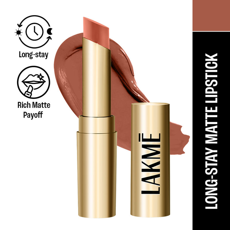 Lakme Absolute 3D Lipstick - British Brown