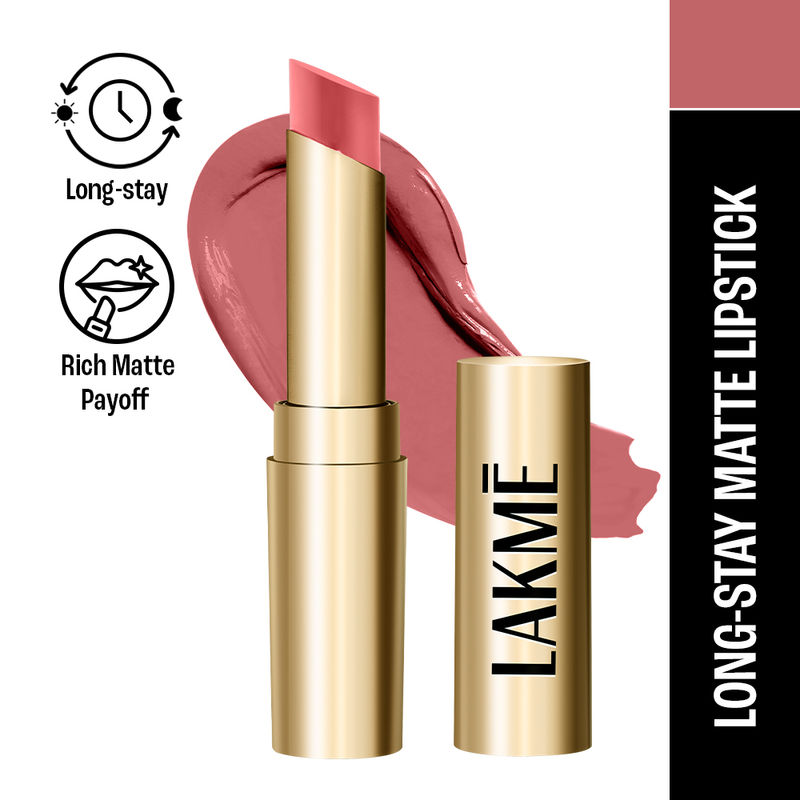 Lakme Absolute 3D Lipstick - Elegant Pink