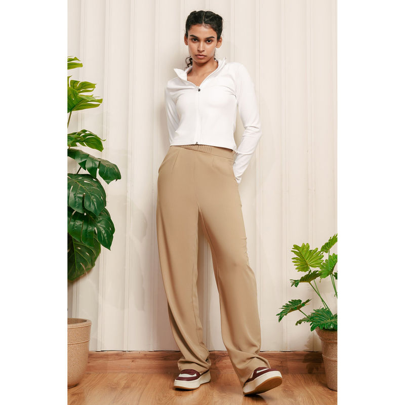 FREAKINS Glide-Iator Tan Brown Korean Pants (28)
