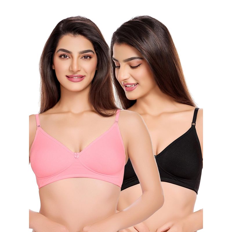 Juliet Womens Shaping Comfort T-Shirt Bras (Pack of 2) (32B)