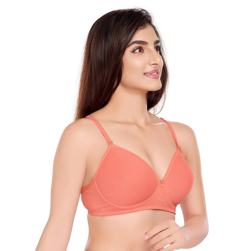 Juliet Womens Simple and Supportive T-Shirt Bra (Pack of 2) (32B)