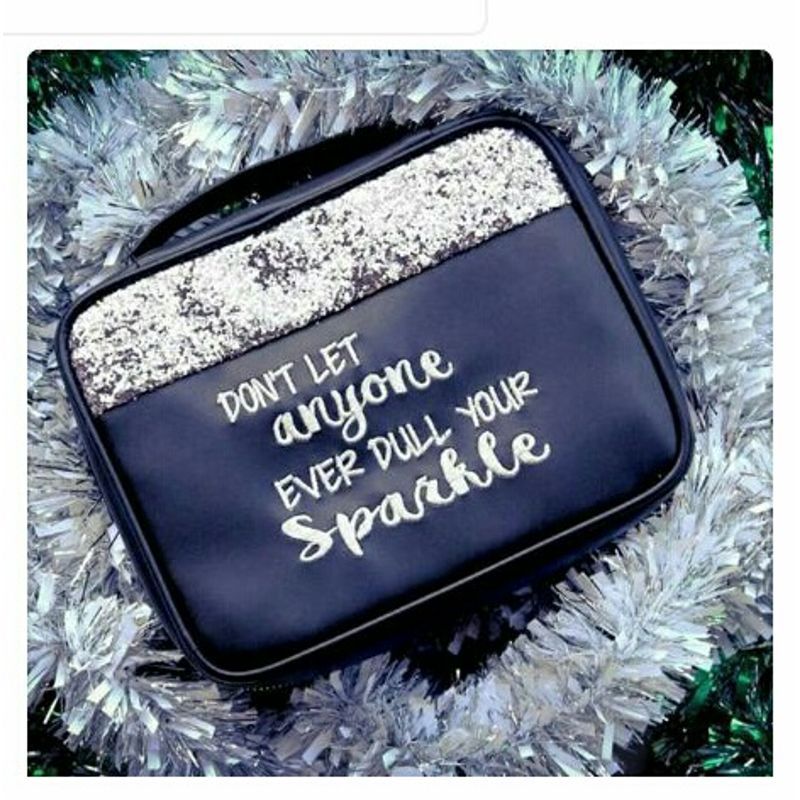 Organice Black Glitter Don't Let Anyone Organizer