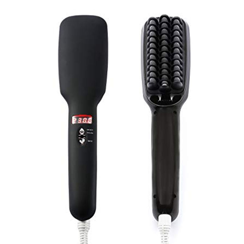 Buy Bronson Professional Hair Straightening Ionic Brush With Temprature Controller Online at desertcartZimbabwe