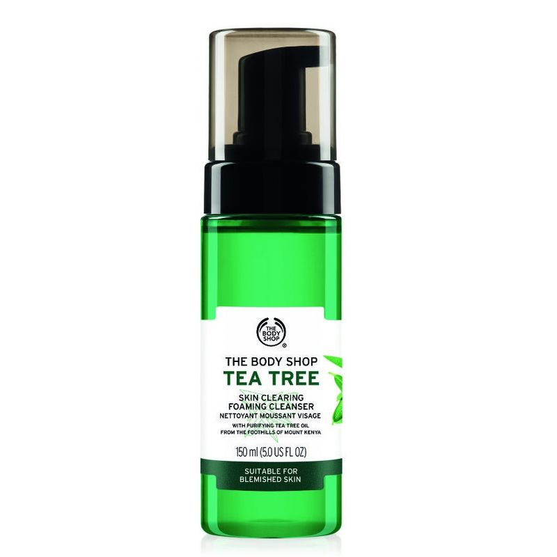 tea tree skin clearing foaming cleanser