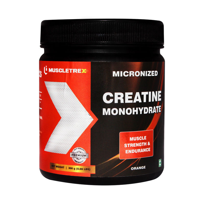 Muscletrex Micronized Creatine Monohydrate Orange Flavour Powder