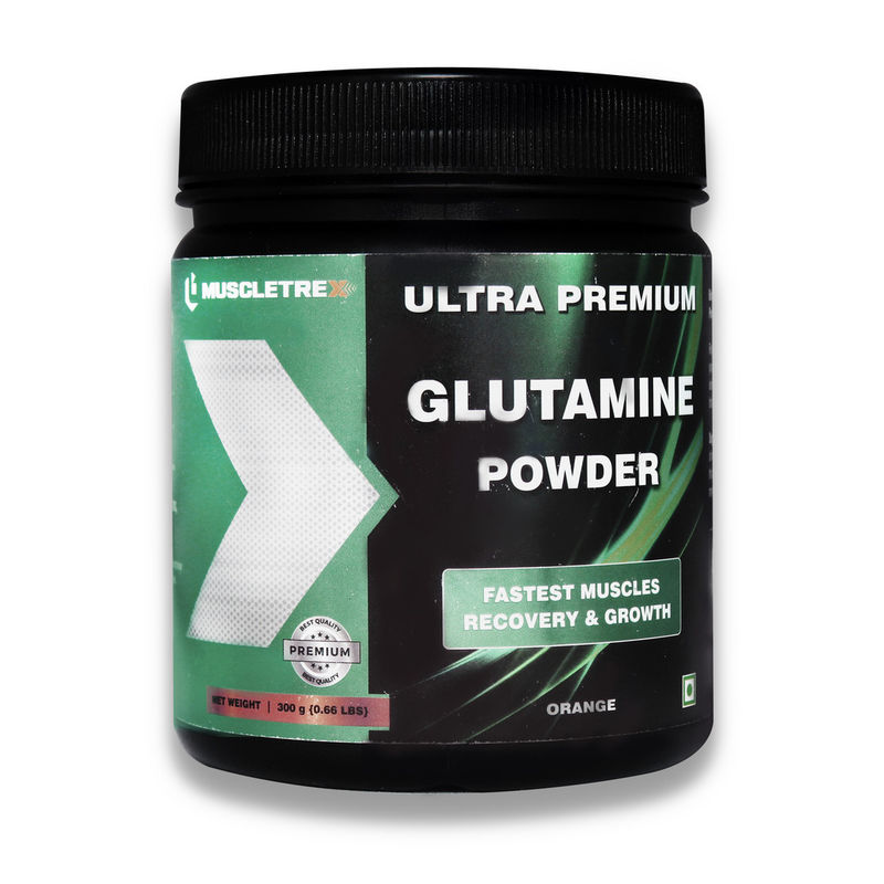 Muscletrex Glutamine Orange Flavour Powder