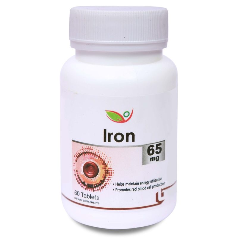 Biotrex Iron Ferrous Fumarate 65mg 60 Tablets