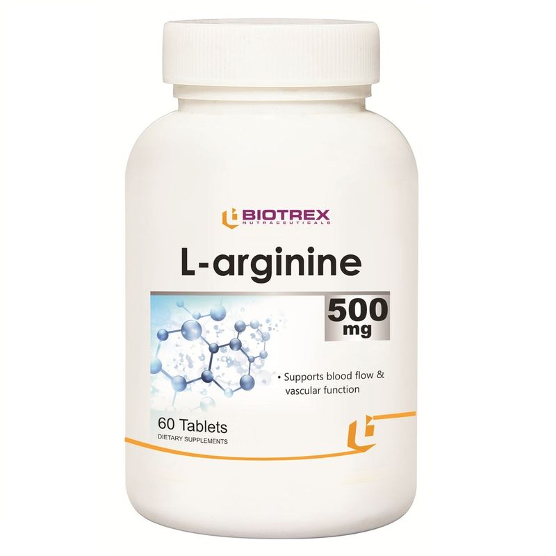 Biotrex L-Arginine 500mg 60 Tablets