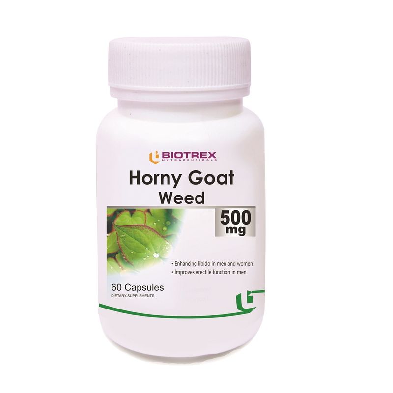 Biotrex Horny Goat Weed 500mg 60 Capsules