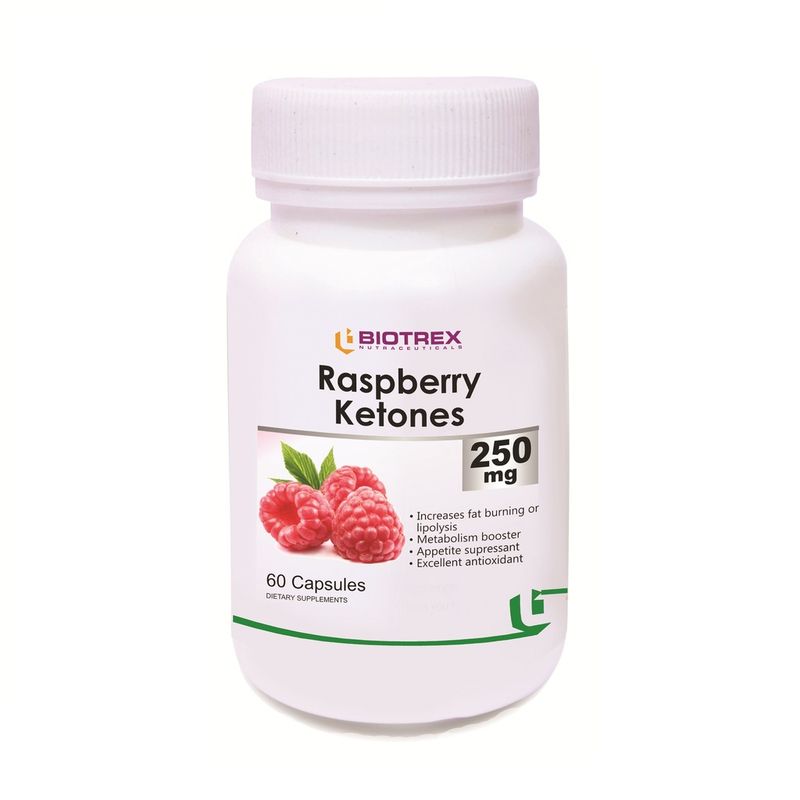 Biotrex Raspberry Ketones 250mg 60 Capsules