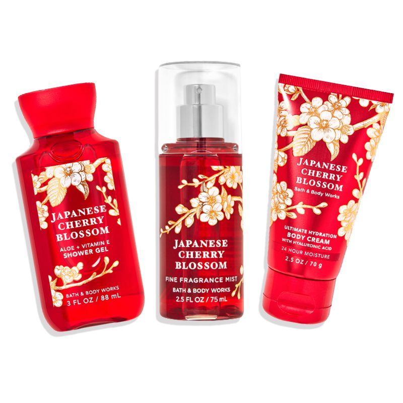 Bath & Body Works Japanese Cherry Blossom Shower Gel, Body Cream