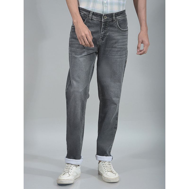 CRIMSOUNE CLUB Men Grey Jeans (28)