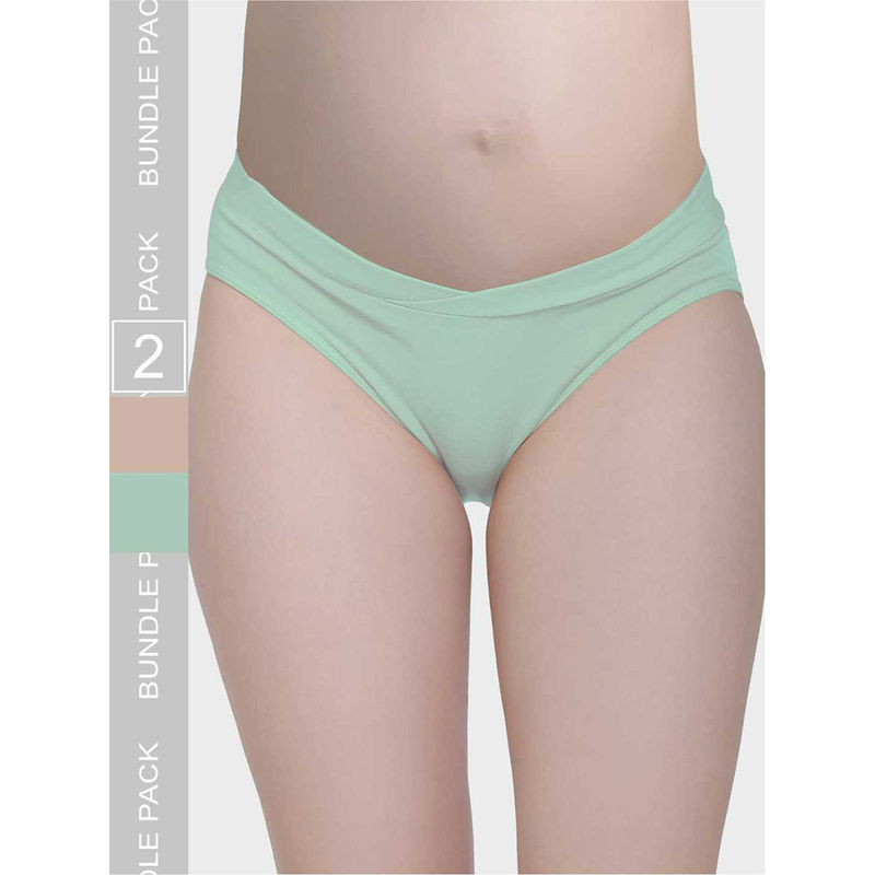 Mamma Presto Low Rise Organic Cotton Pre Pregnancy Panty (Pack of 2) (4XL)