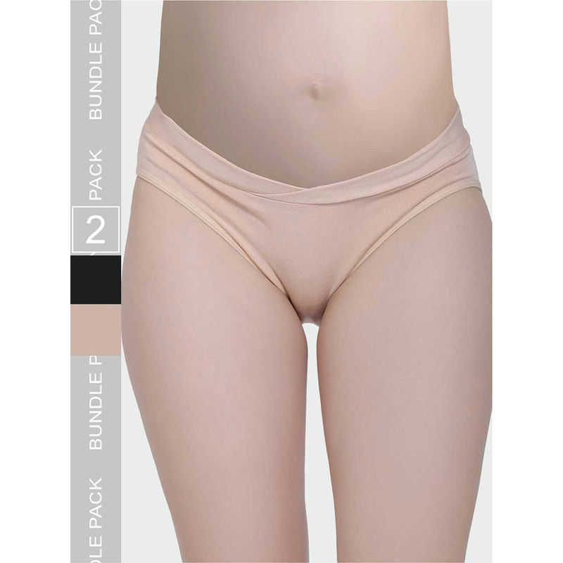 Mamma Presto Low Rise Organic Cotton Pre Pregnancy Panty (Pack of 2) (4XL)