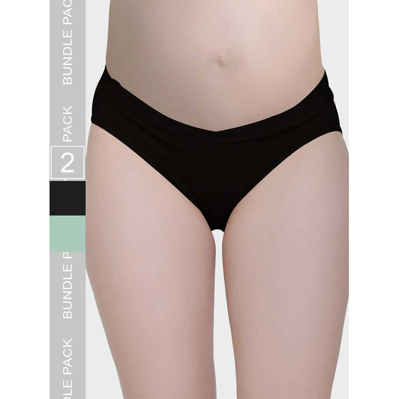 Mamma Presto Low Rise Organic Cotton Pre Pregnancy Panty (Pack of 2) (5XL)