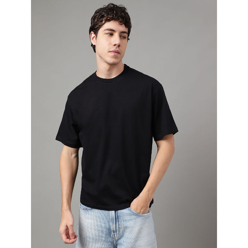 Free Authority Solid Black T-Shirt (M)