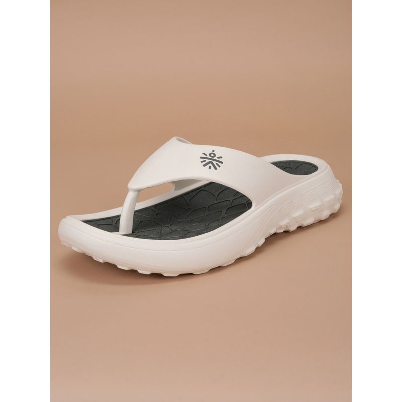 CULT Off White Round Toe Flipflops (UK 10)