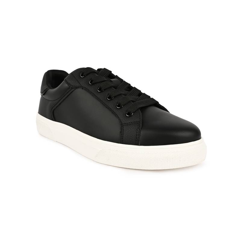 Call It Spring Black Round Toe Sneakers (UK 2)
