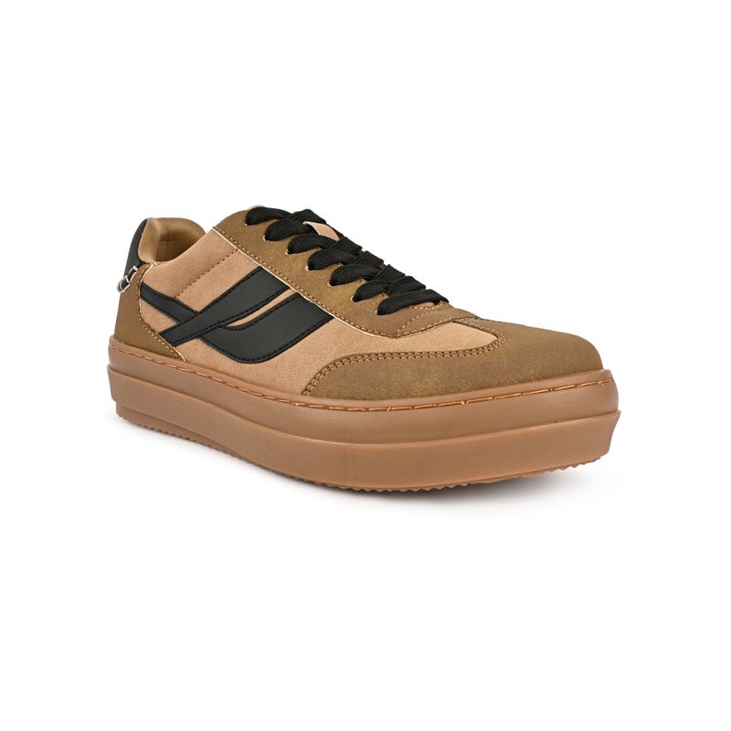 Call It Spring Brown Round Toe Sneakers (UK 2)