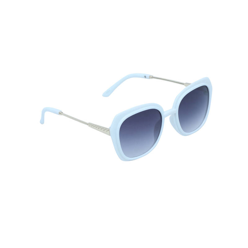 Spiky Blue Frame Grey Lens Square UV Protection Sunglass Buy Spiky