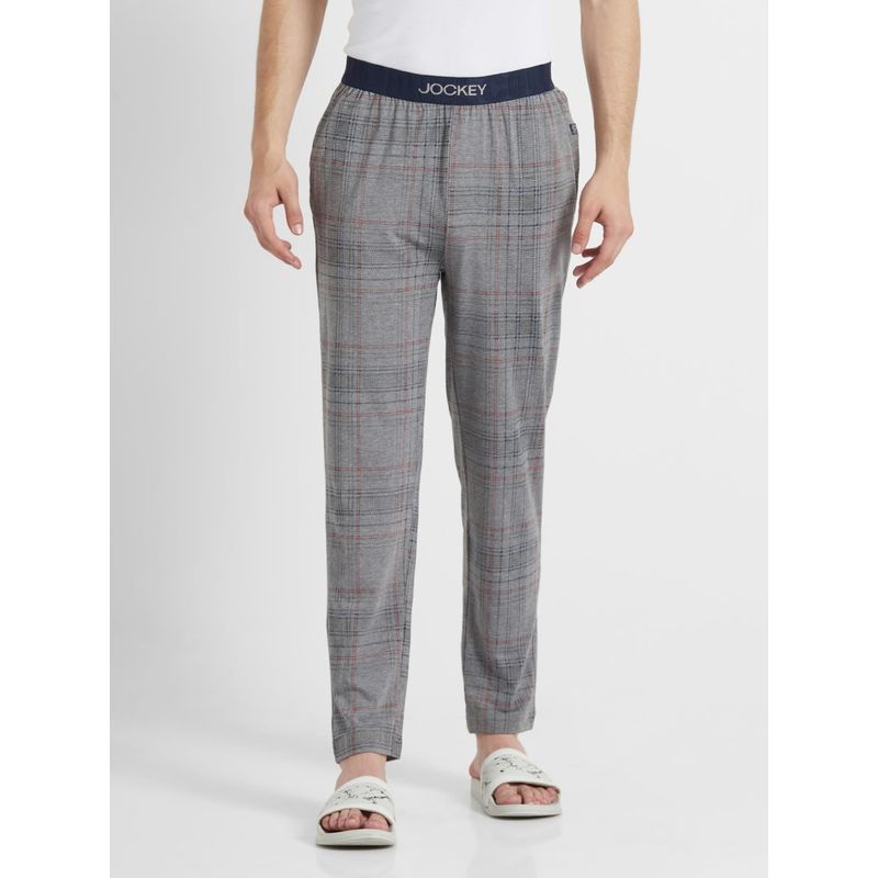 Jockey Mid Grey Des1 Regular Fit Pyjama - Style Number- IM03 (XL)