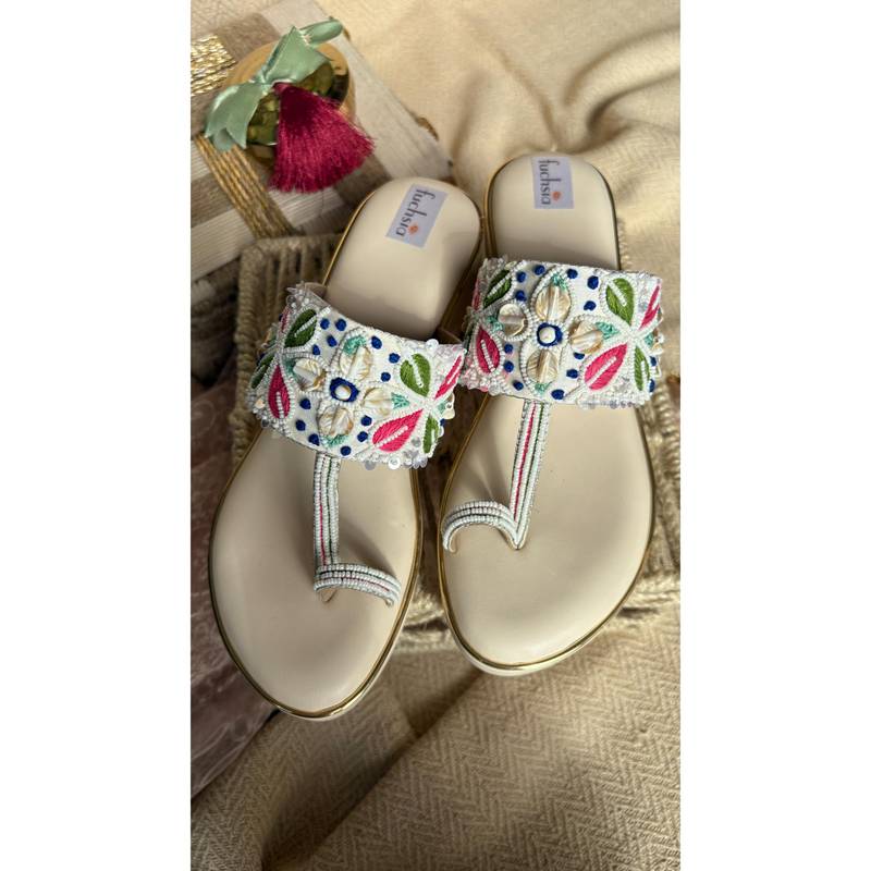 Fuchsia by Aashka Mehta Morocco Wedges (EURO 36)