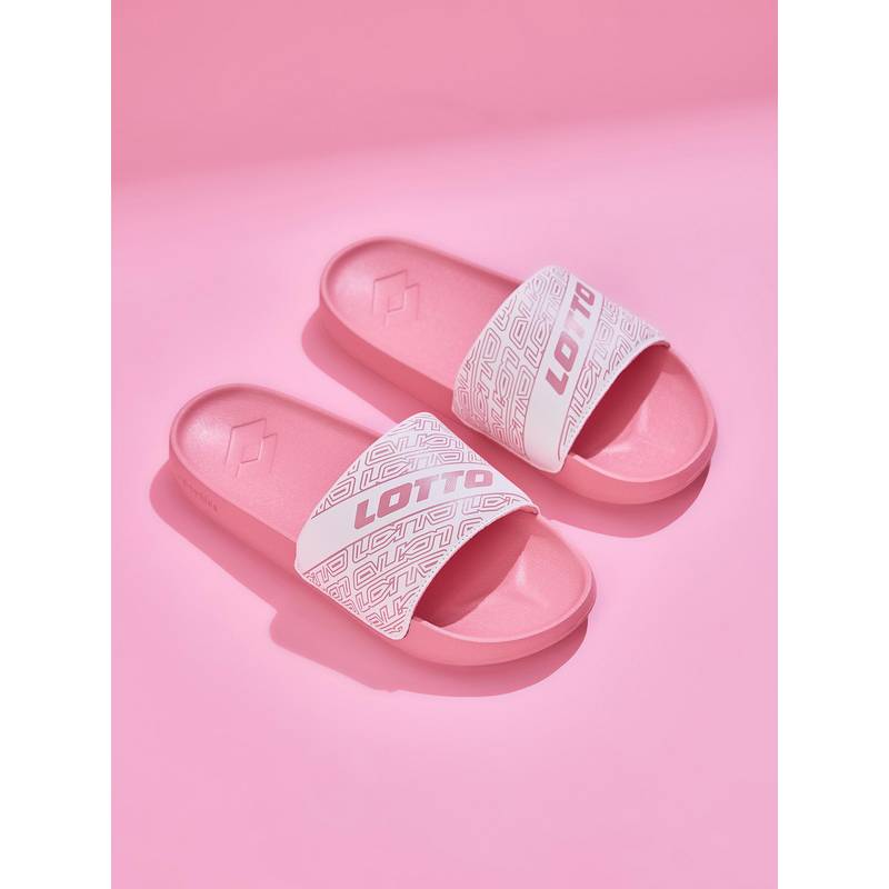 LOTTO Midway Gfx White Sliders For Women (UK 6)