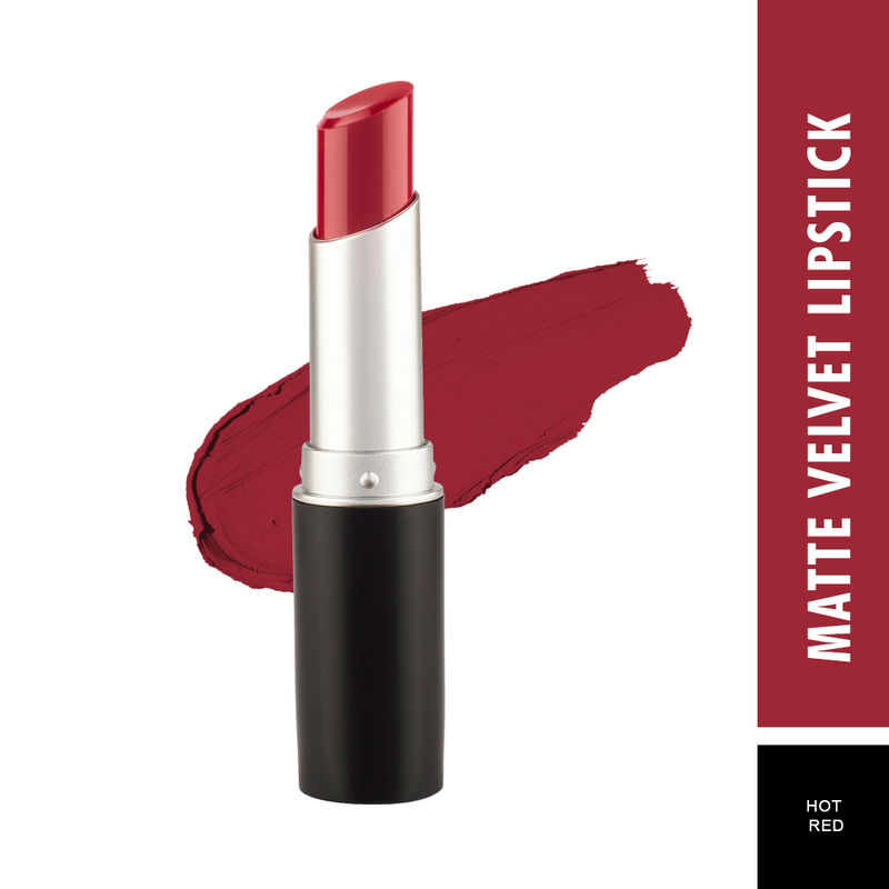 Swiss Beauty Matte Smooth Velvet Lipstick - 321 Hot Red