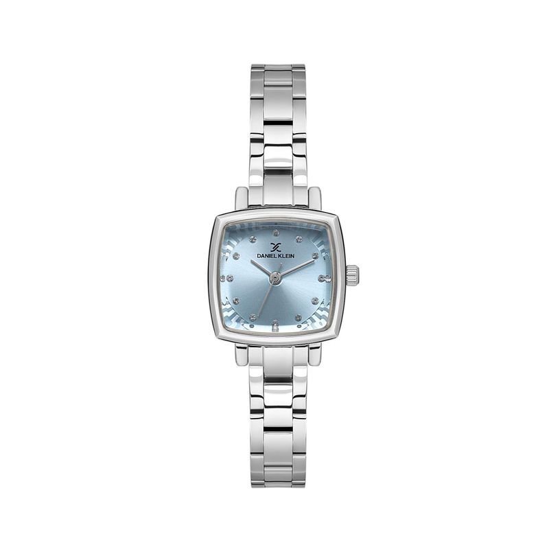 Buy Daniel Klein IPS Blue Embossed Dial Stone Stainless Steel Watch DK ...