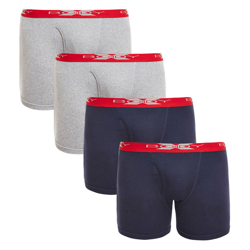 BODYX Pack Of 4 Fusion Trunks In Multi-Color (S)