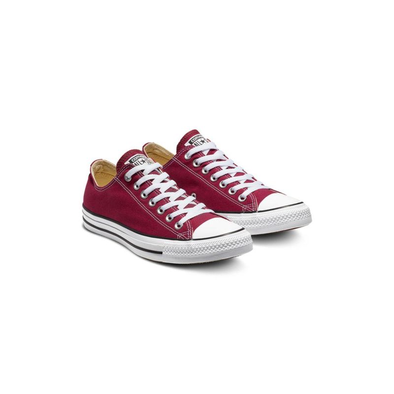Converse Unisex Chuck Taylor All Star Seasonal Low Top Red Sneakers (UK 8)