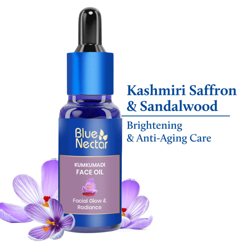 Blue Nectar Kumkumadi Tailam Face Serum for Pigmentation & Skin Brightening