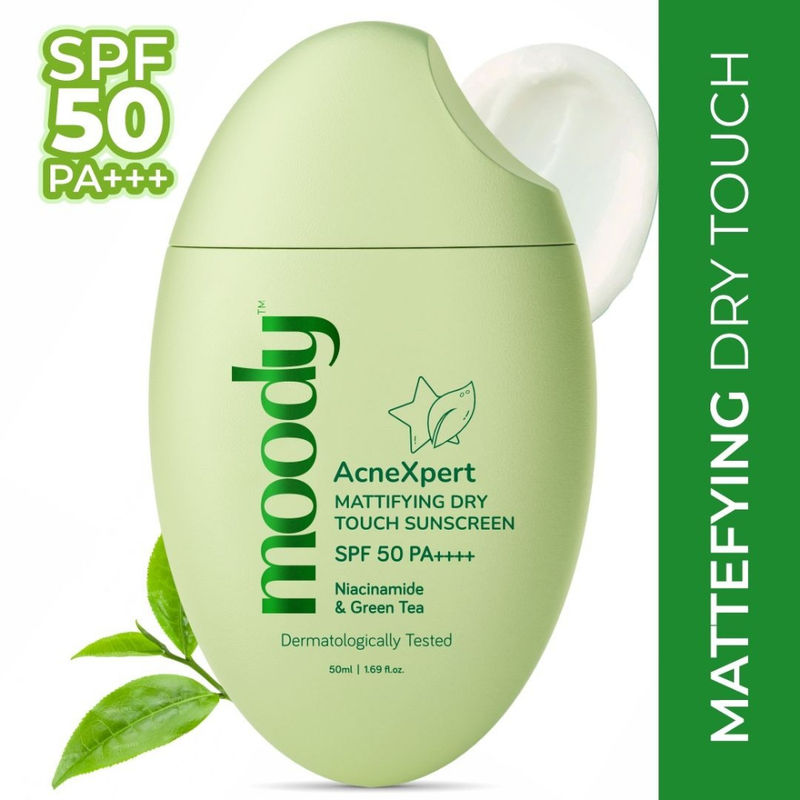 Moody AcneXpert Mattifying SPF 50 PA ++++ Niacinamide for Oil & Acne Control