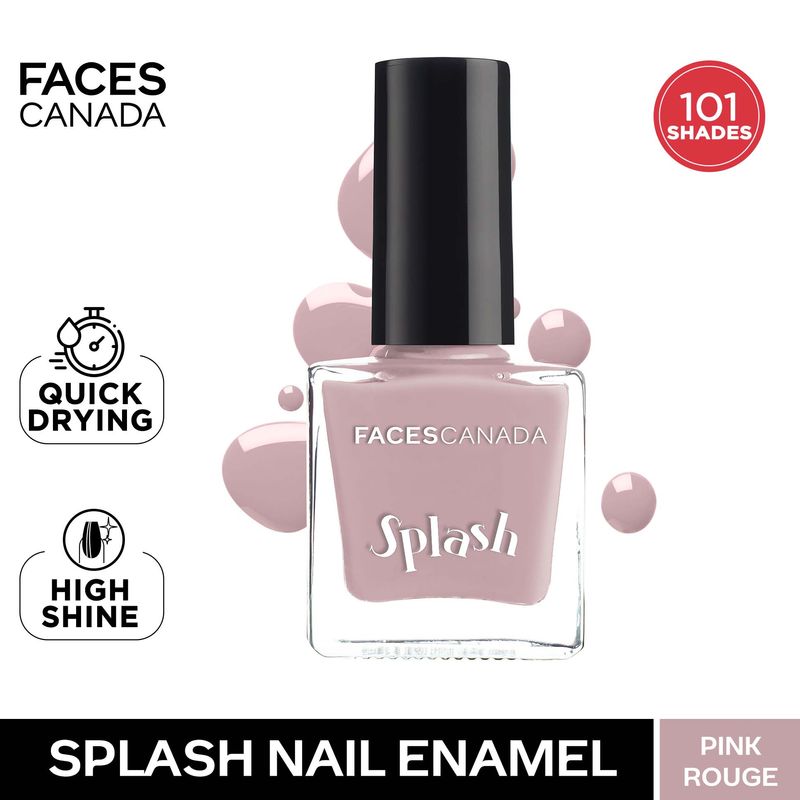 Faces Canada Splash Nail Enamel - Pink Rouge 103