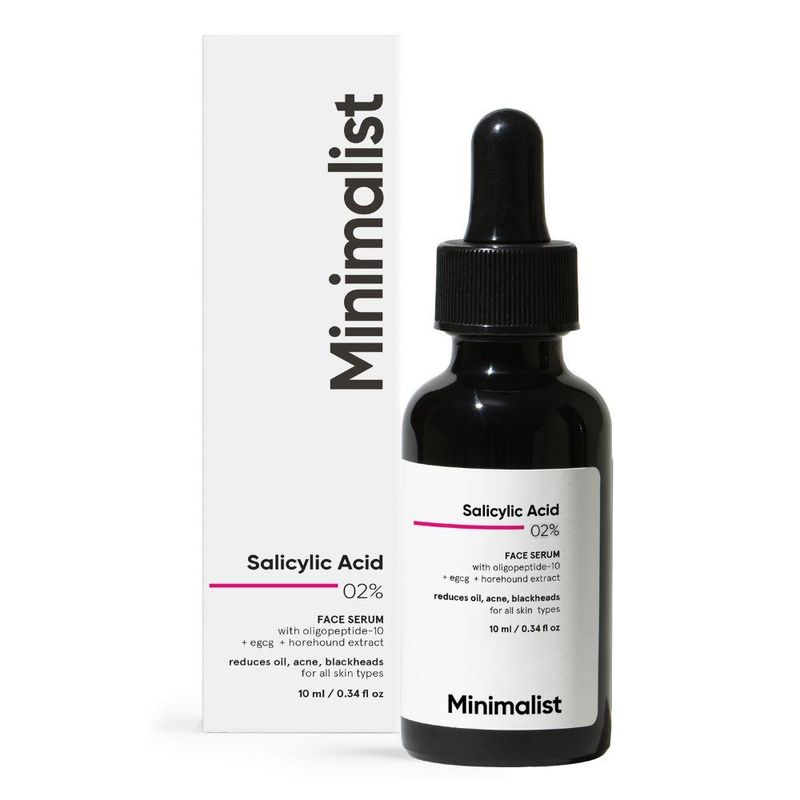 Minimalist 2% Salicylic Acid Face Serum For Blackheads & Whiteheads
