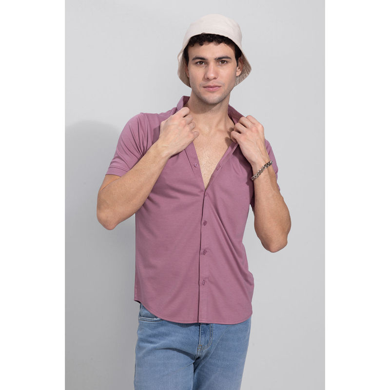 Snitch Men Maverick Mauve Shirt (L)