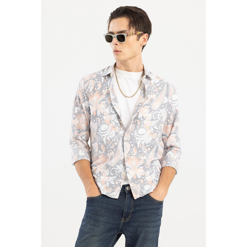 Snitch Men Epic Paisley Multi-Color Shirt (S)