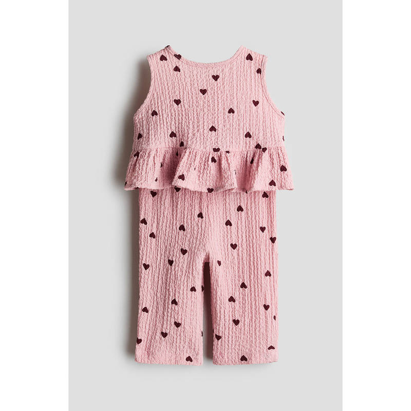 H&M Girls Pink 2-piece top and trousers set (4-6 Months)