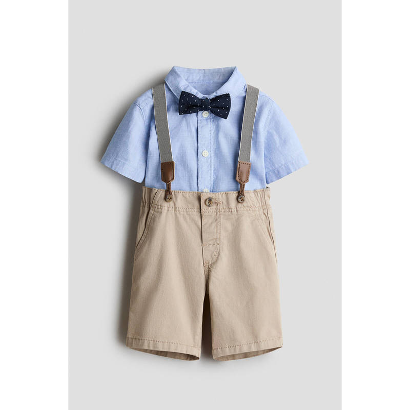 H&M Boys Blue 3-piece dressy set (12-18 Months)