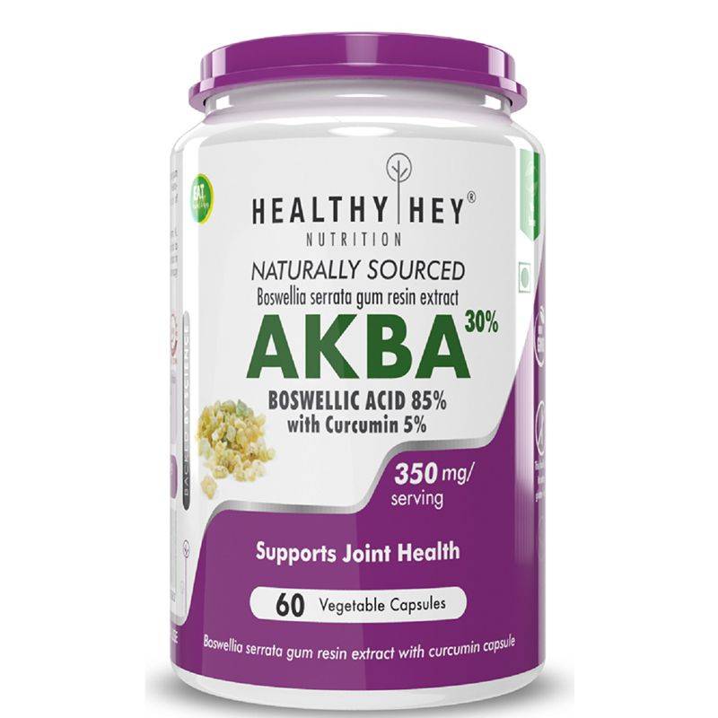 Buy HealthyHey Nutrition Akba With Boswellic Acid - Veg Capsules Online