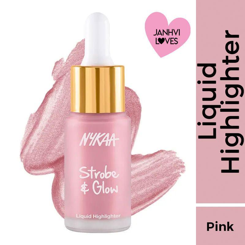 Nykaa Strobe & Glow Liquid Cream Highlighter - Blushed Moonlight