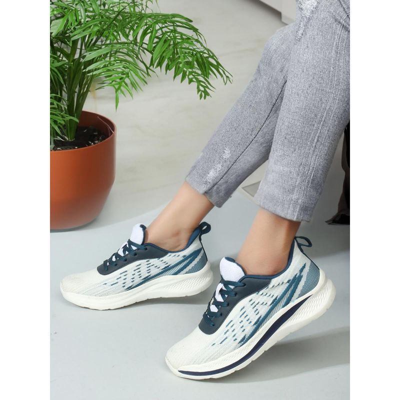 Carlton London Multi-Color Lace-Ups Women Sporty Walking Shoes (EURO 37)