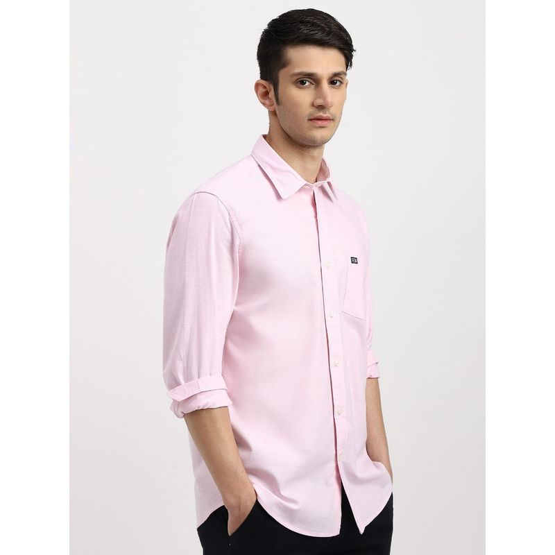 Arrow Sports Oxford Pink Slim Fit Casual Shirt (40)