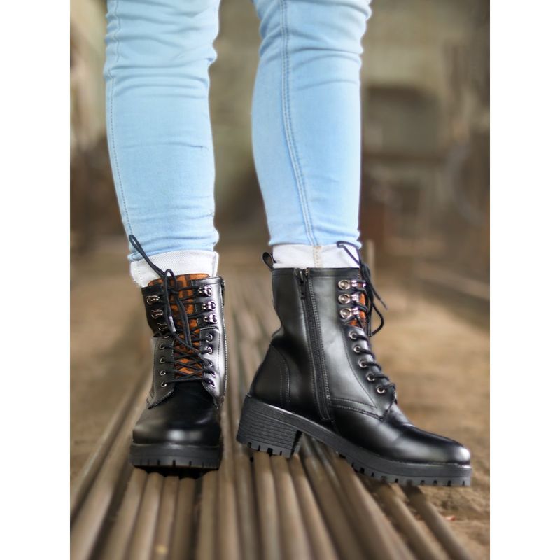 Monrow Luxe Black Block Heels (EURO 36)