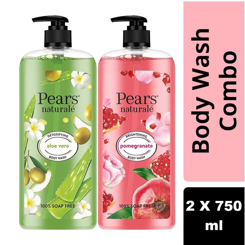 Pears Body Wash Combo ( Pomegranate + Aloe Vera) Buy Pears Body Wash