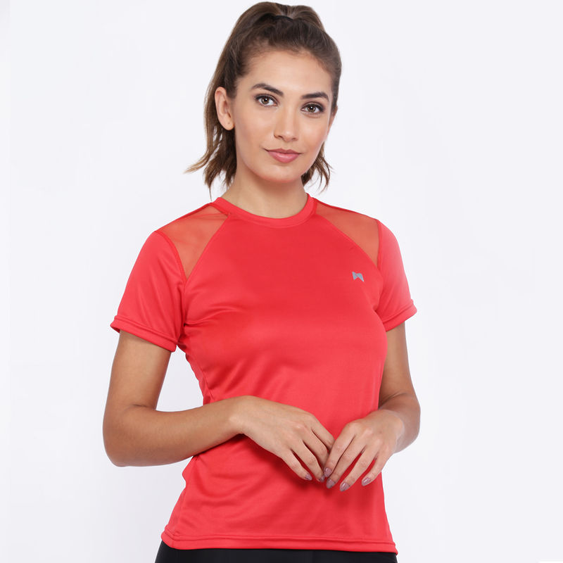 Muscle Torque Red T-Shirt With Mesh (S)