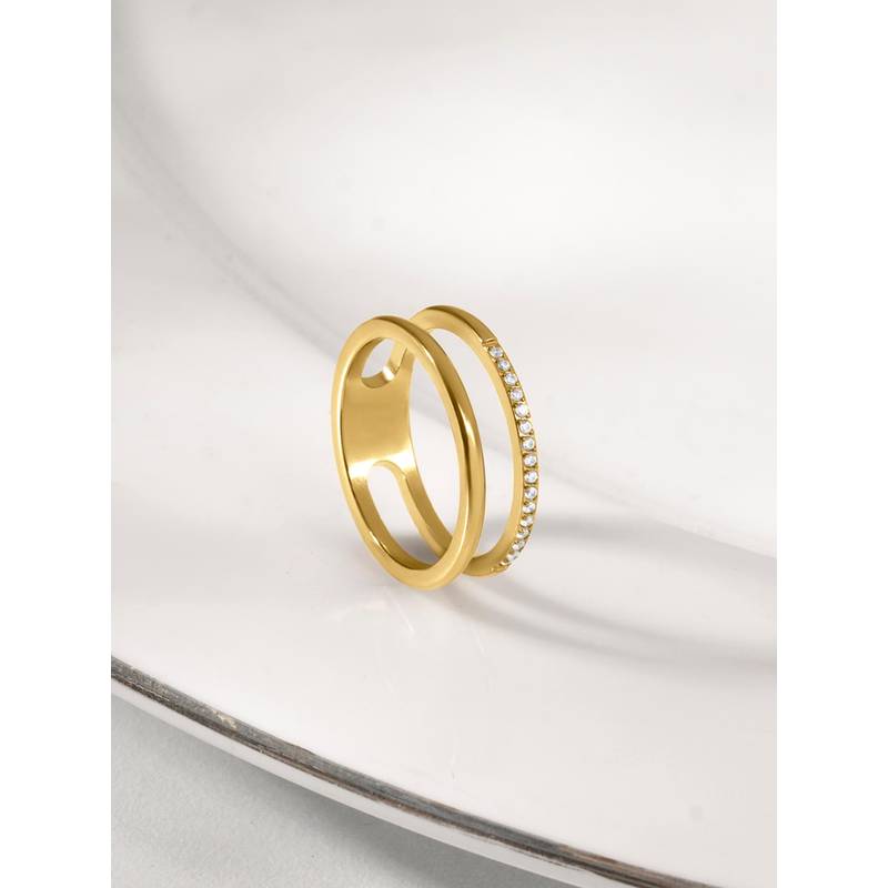 Palmonas White Contemporary Open Band Ring (8)